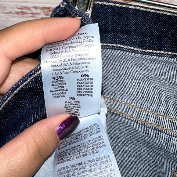 MOTHER Stunner Zip Ankle Step Fray Wash Sweeping Racer Skinny Jeans Size 24 - Picture 13 of 14